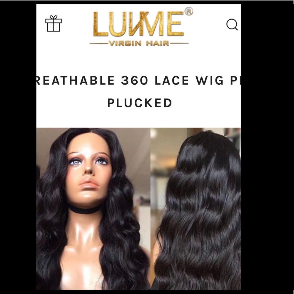 LuvMe Virgin Hair 360 Lace Wig